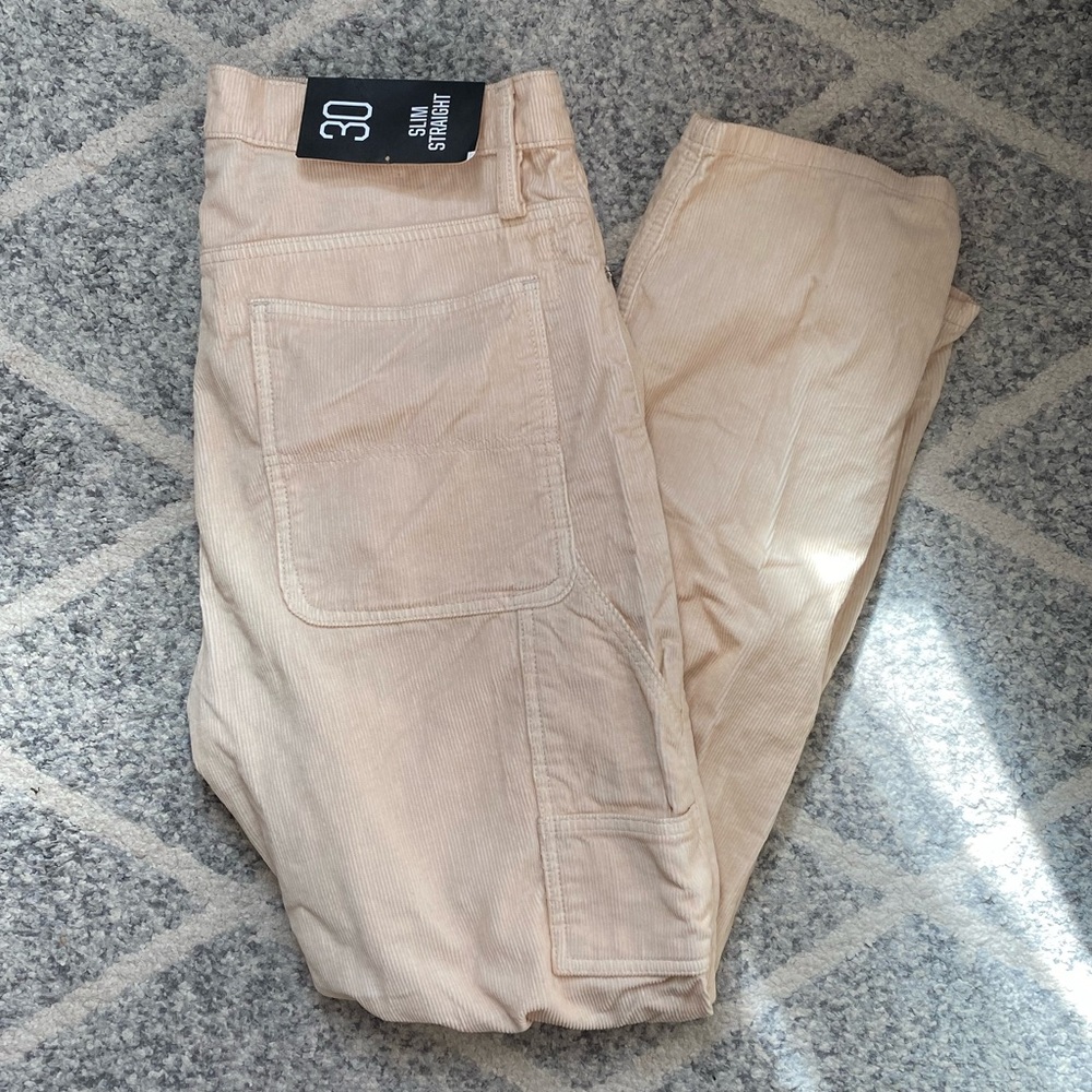 bdg slim straight carpenter pants — size 30
